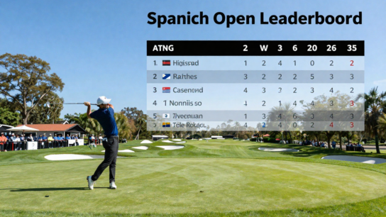 spanish open golf leaderboard